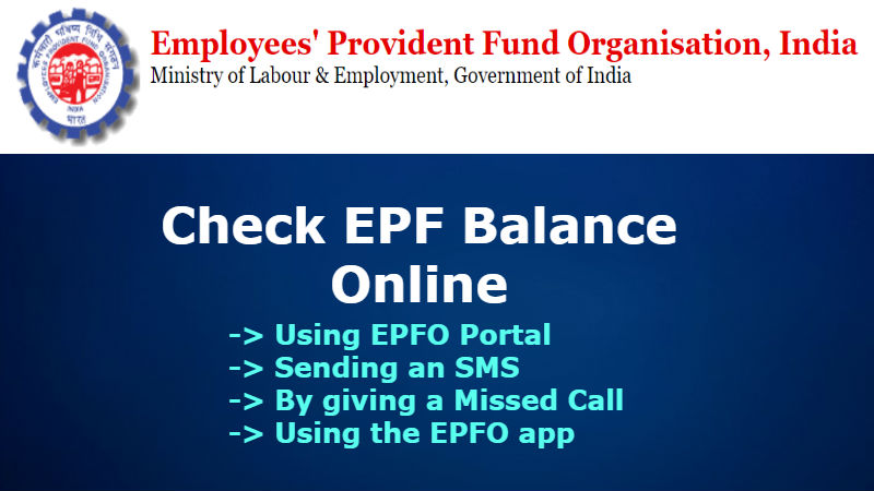 How to check EPF Balance