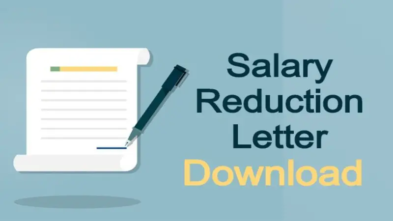 Salary Reduction Letter